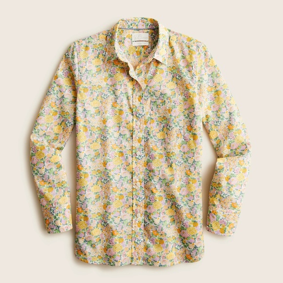 J. Crew Tops - J.Crew Classic-fit Button-up Shirt in Liberty® Elysian Day Floral